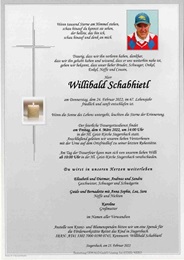 ✝ 24. 02. 2022 - ⚱ 04. 03. 2022 Hl. Geist-Kirche Stegersbach 
