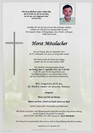 ✝ 10. 09 2021 - ⚰ 17. 09. 2021 Hl. Geist-Kirche Stegersbach 