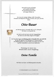 ✝ 16. 11. 2021 - ⚰ 23. 11. 2021 Pfarrkirche D.-Tschantschendorf 