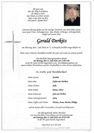 ✝ 07. 07. 2020 - ⚰ 13. 07. 2020 Hl. Geist-Kirche Stegersbach