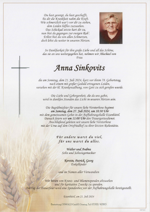 Parte Anna Sinkovits