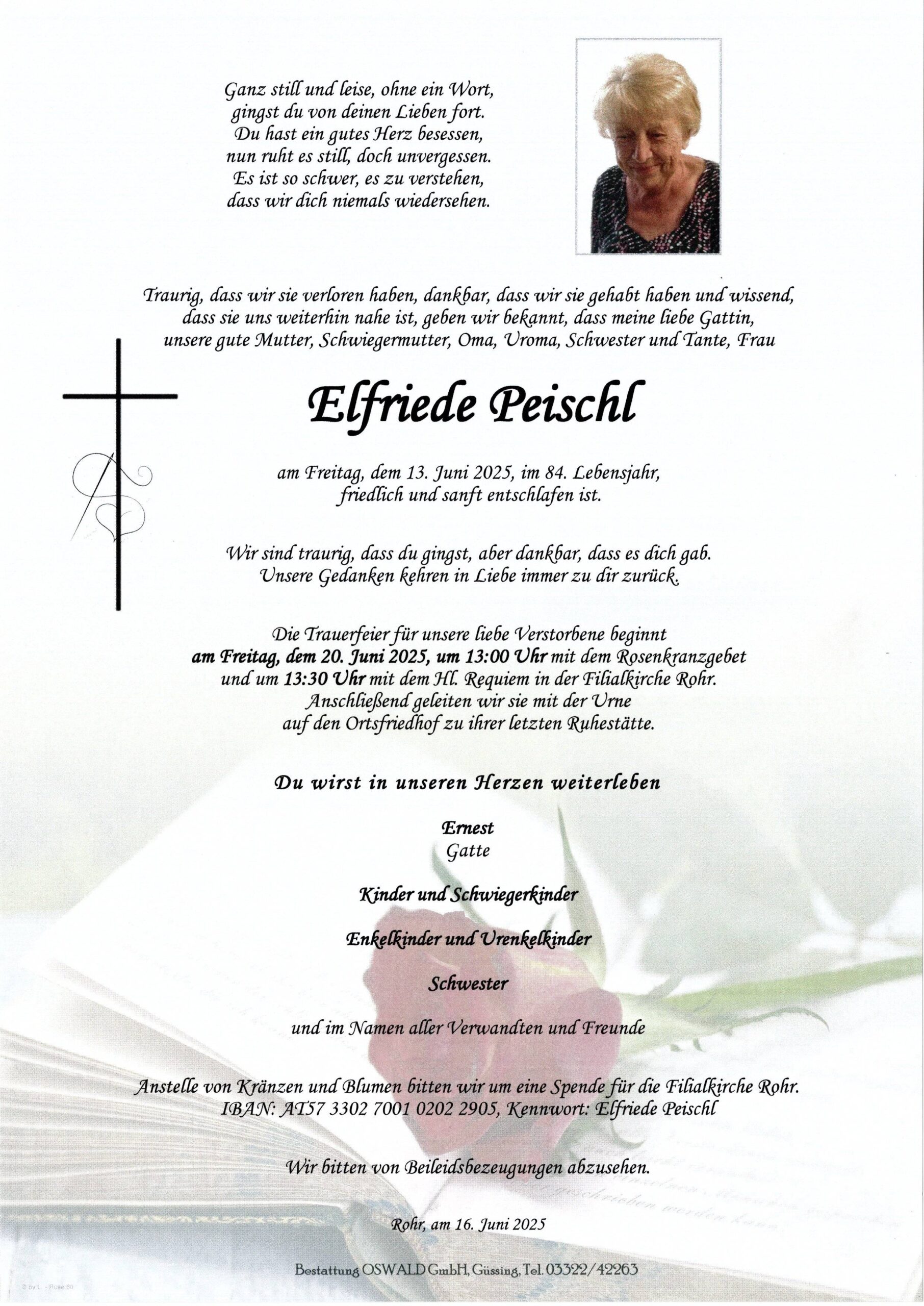 Peischl Elfriede Parte