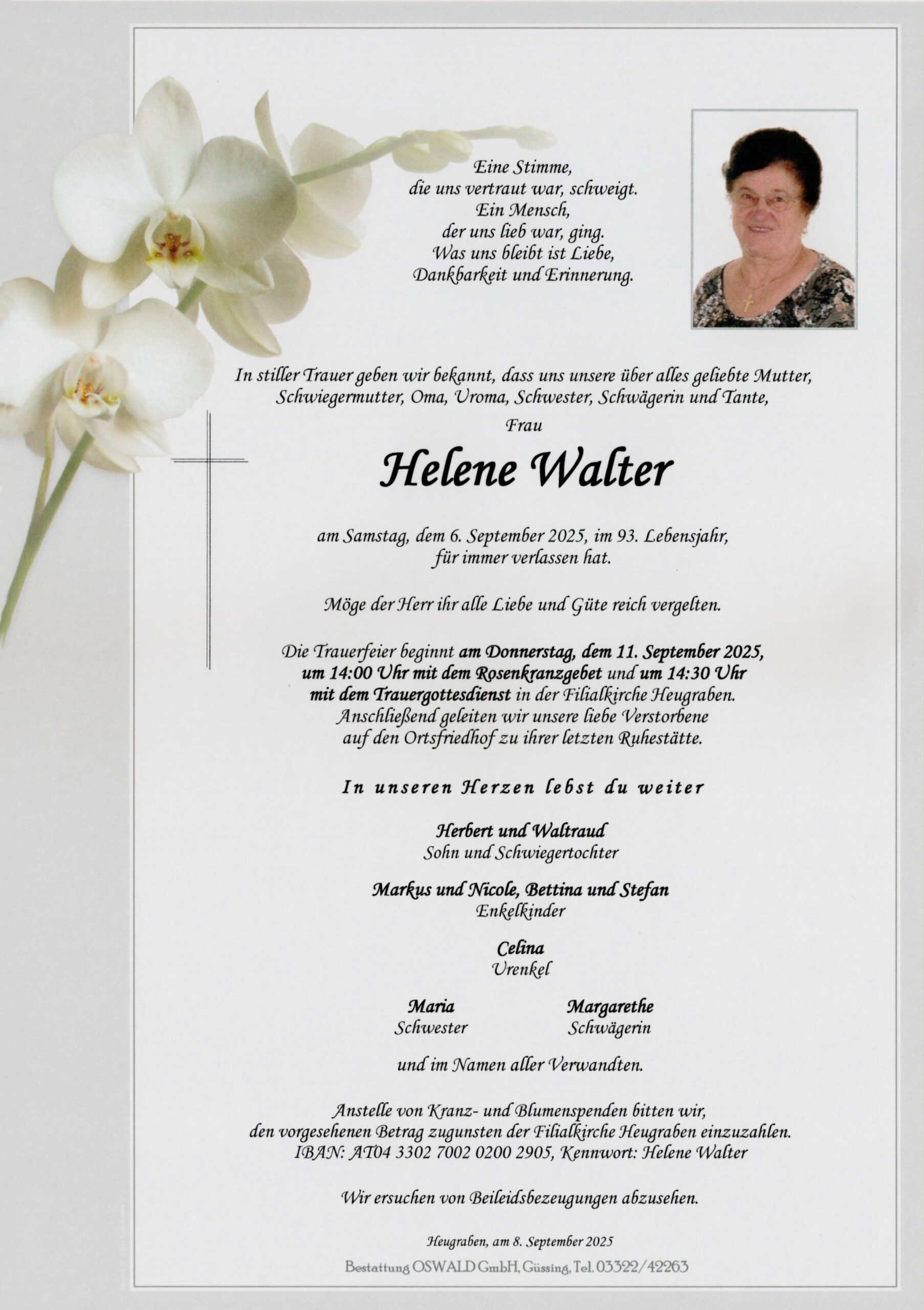Walter Helene Trauerparte