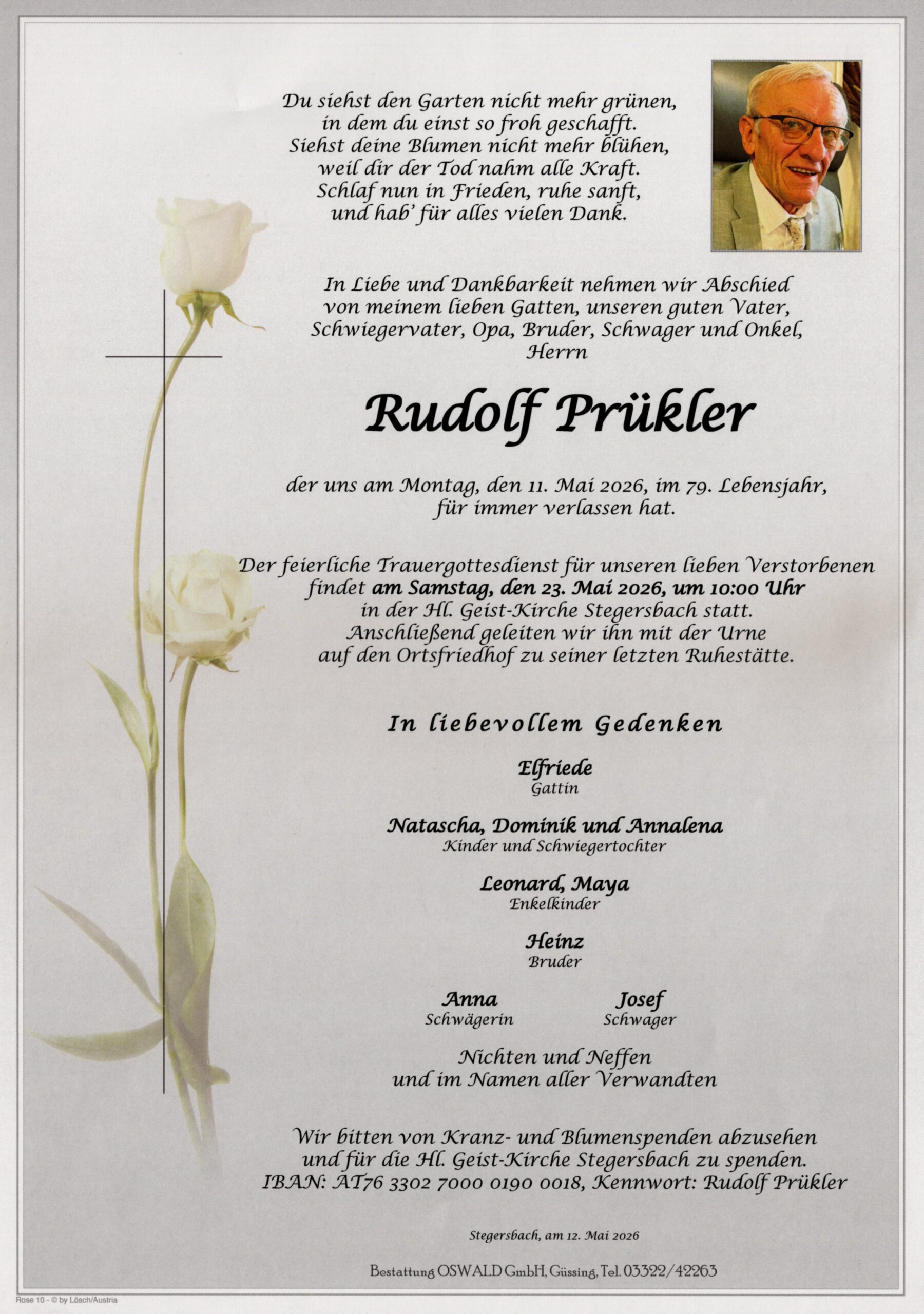 Prükler Rudolf Parte